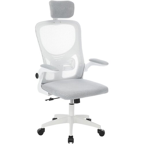 Timeless Tools Ergonomska pisarni&scaron;ka stolica z ledveno oporo in naslonjalom za glavo - Siva, (5000326293) Cene