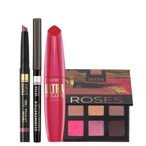Avon vibrantan i dugotrajan makeup kvatro set - feisty fawn Slike