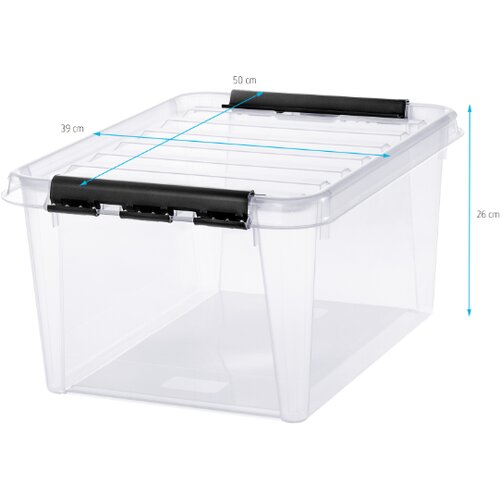 Smart Store kutija za pohranjivanje Classic (D x Š x V: 50 x 39 x 26 cm, Plastika, Prozirno) Cijene