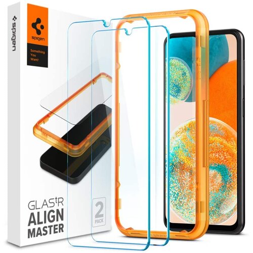 Spigen ALM GLAS.TR KALJENO STAKLO 2-KOM ZA SAMSUNG GALAXY A23 5G / LTE (AGL05279) CLEAR Cene