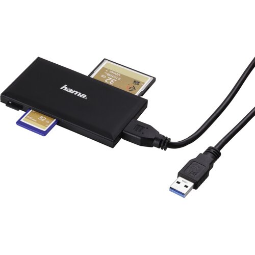 Hama multi čitač kartica SD/microSD/CF/MS 3.0 crni 181018 Slike