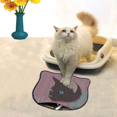 WALLXPERT Kdkafa0195 multicolor cat litter mat Cene