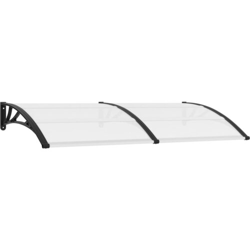 vidaXL Nadstrešnica za vrata crna 200 x 100 cm PC Cijene