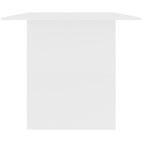  Blagovaonski stol bijeli 180 x 90 x 76 cm konstruirano drvo Slike