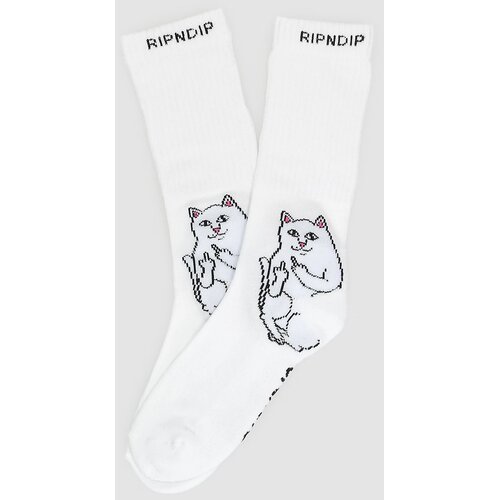 Ripndip Lord Nermal Socks Socks white Cene