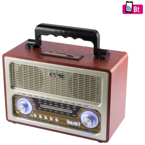 Sal Retro radio + BT bežični zvučnik, 4in1, FM, MP3, AUX - RRT3 Cijene