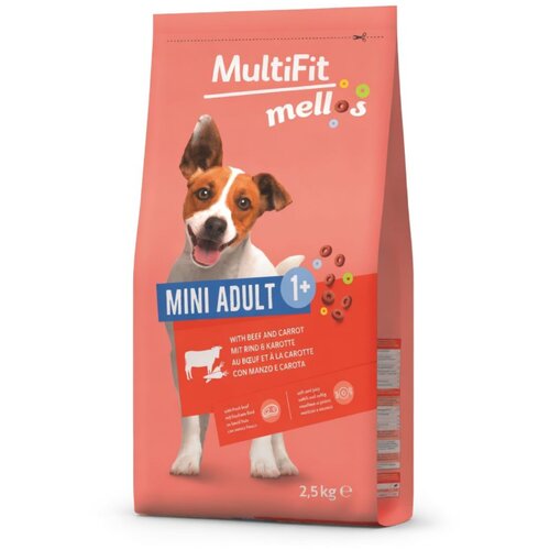 MultiFit Mellos Mini Adult govedina 2,5 kg Slike