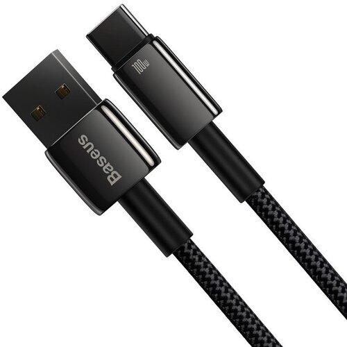 Baseus Tungsten Gold kabel USB na USB-C, 100 W, 1 m (črn), (20627814) Slike