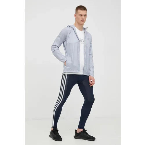 Adidas Pajkice za vadbo 3-stripes moške, mornarsko modra barva