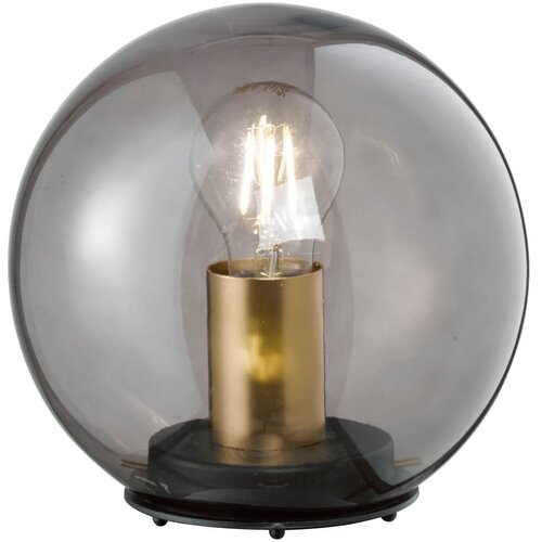 Fischer &amp;amp; Honsel crna staklena stolna lampa Dini, &amp;oslash; 20 cm Slike