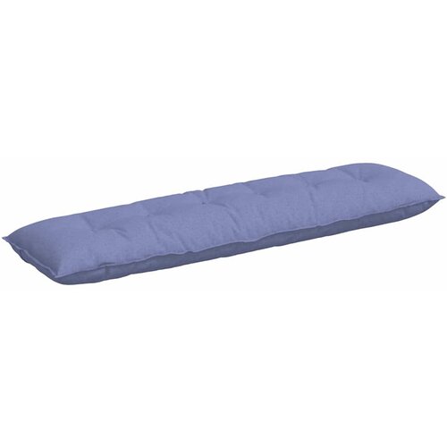 vidaXL Poglavni vzglavnik Jeans modra 180 x 19 x 50 cm blago, (5000278047) Cene