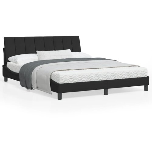 vidaXL Okvir za krevet s uzglavljem crni 160x200 cm baršunasti Cijene