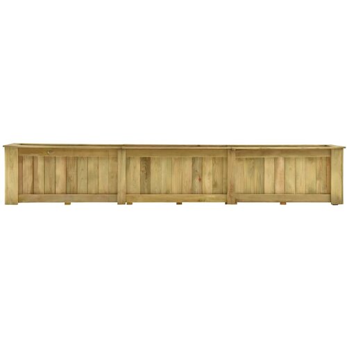 Maison Chic Dvignjeno Cvetlično korito - Cvetlični Lonec 291x50x50 cm impregnirana borovina, (21790378) Slike