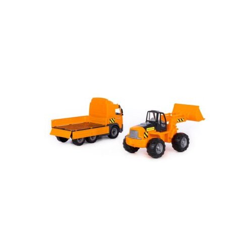 Polesie Veliki Kamion za decu sa spu&amp;scaron;tenom stranom i utovarivač PowerTruck ( SW11992 ) Slike