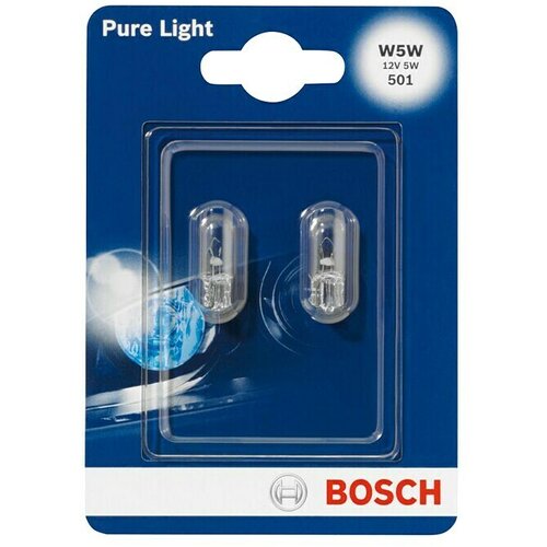 Bosch Žarnica z žarilno nitjo Pure Light (W5W, 5 W, 12 V, 2 kos) Cene