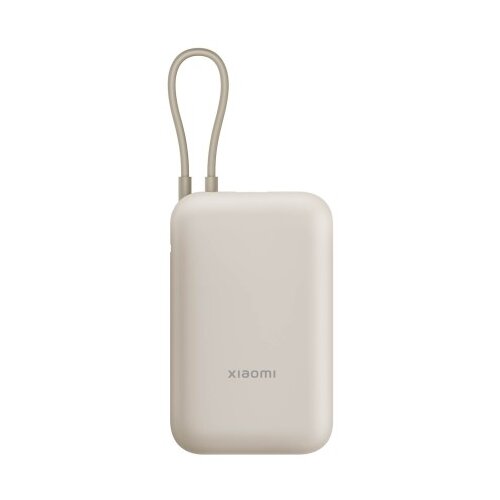 Xiaomi Power Bank 10000mAh (vgrajen kabel) Bež, max 22,5W moči, USB-A, USB-C, Integriran USB-C Cene