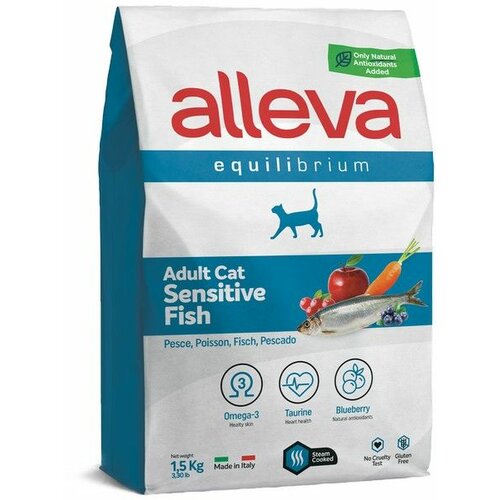 Alleva equilibrium sensitive fish adult cat 1.5 kg Cene