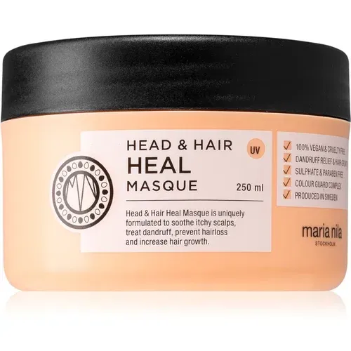 Maria Nila Head & Hair Heal Masque maska protiv peruti i opadanja kose s UV filterom 250 ml