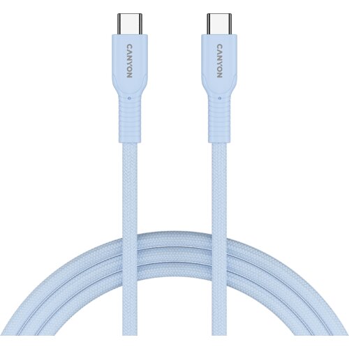 Canyon cable OnWire 60CL C-C 60W COLOR Braided 1m Light Blue Cijene