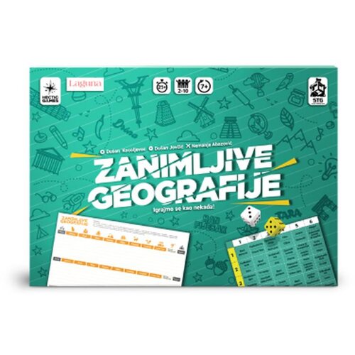 Hectic Games društvena igra Zanimljive Geografije Cene