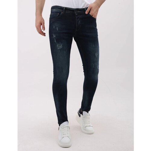 Mario Morato Kavbojke slim 154189550 Modra Slike