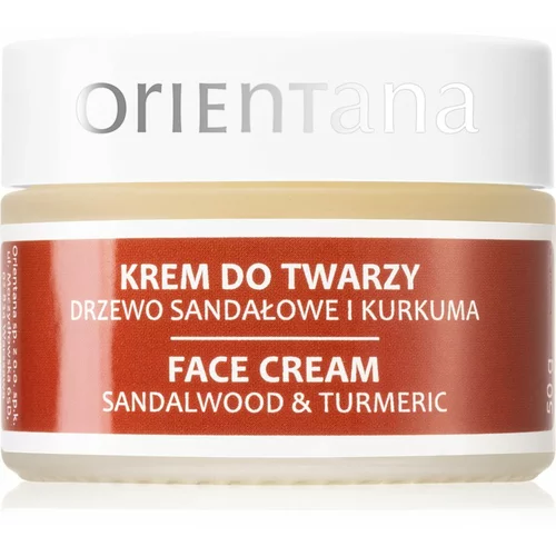 Orientana Sandalwood & Turmeric Face Cream hranjiva krema za lice 50 g