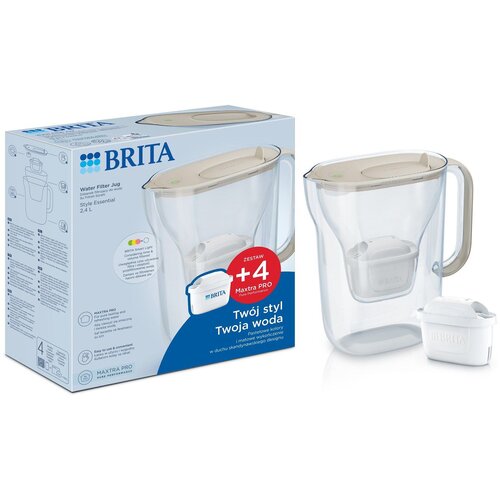 Brita Style Essential filter jug + 4 Maxtra Pro Pure Performance filter cartridges (sand-coloured) Cijene