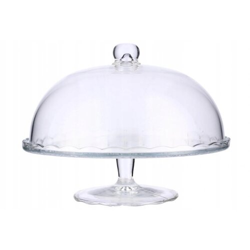 KADAX stojalo za torto s steklenim pokrovom, stojalo, krožnik, 29 cm, darilno, (5000351950) Slike