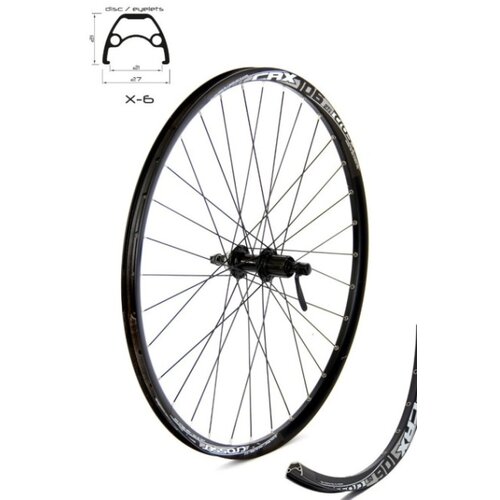 Crosser točak zadnji 27.5" x6 crni 32rupe sa shimano nablom cl ( 3000061 ) Cene