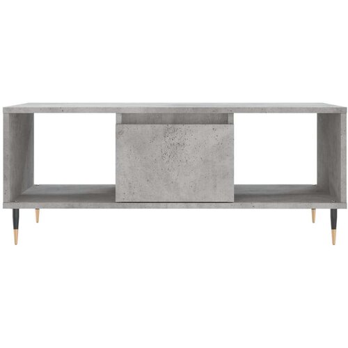 VidaXL Stolić za kavu boja betona 90x50x36 5 cm konstruirano drvo Slike