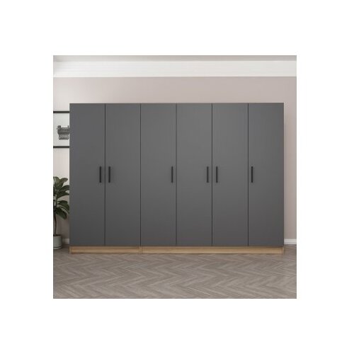 Hanah home kale - 7510 anthracite wardrobe Cene