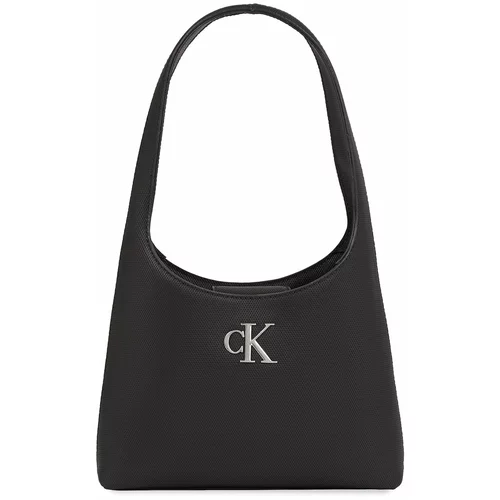 Calvin Klein Jeans Ročna torba Minimal Monogram A Shoulderbag T K60K611820 Black BEH
