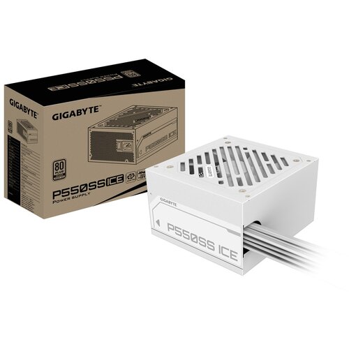 Gigabyte P550SS ICE Power Supply - PCIe 5.0, 80 PLUS Silver, 120mm Fan, ATX 3.0 compatible, EU Plug Cijene