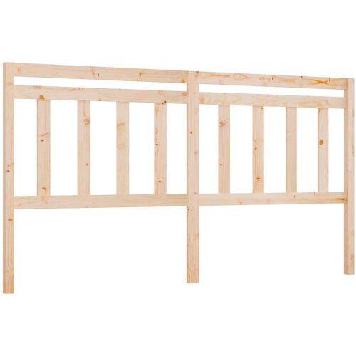 Uzglavlje za krevet 186 x 4 x 100 cm od masivne borovine Slike
