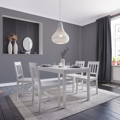 Bessagi Home jedilna garnitura amira, bela, 5-Delno Cene