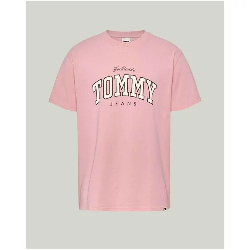 Tommy Hilfiger Majice s kratkimi rokavi DM0DM18287THA Rožnata