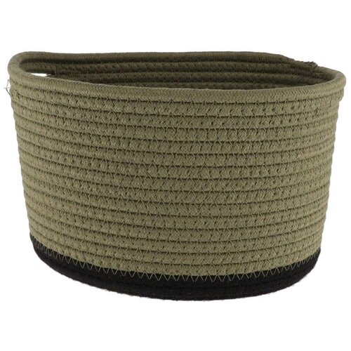 Tendance Pletena ko&scaron;ara, 25x20 cm Khaki, Crna Cijene