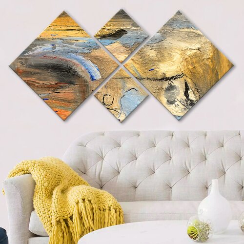 Wallity slika 4MDF1119024503, 60x115 cm, 4 dijela Cene