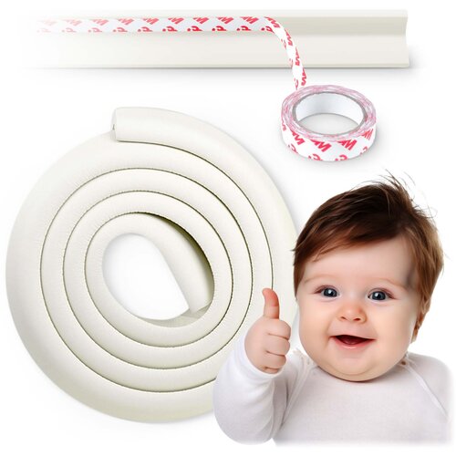 Ricokids 2m Foam Safety Tape - White Protective Cushioning for Furniture, (21740440) Cene