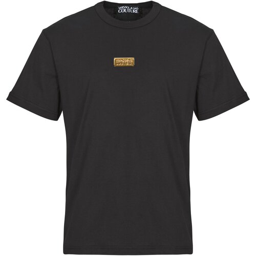 Versace Jeans Couture Majice s kratkimi rokavi 78GAHT08 Črna Cene