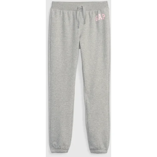 GAP Gray girly sweatpants jogger logo french terry