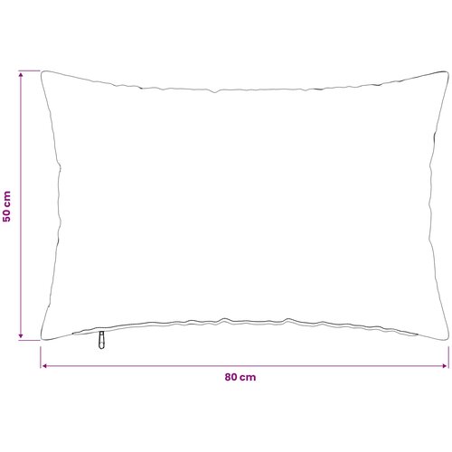  Presvlaka za jastuk 2 pcs HEERLEN Crna 50 x 80 cm Boucl&amp;eacute; Slike