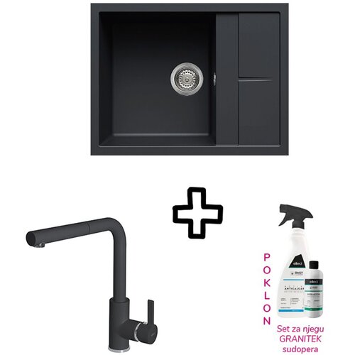  Set SHR Unico 125 + slavina C02 Nero Cene