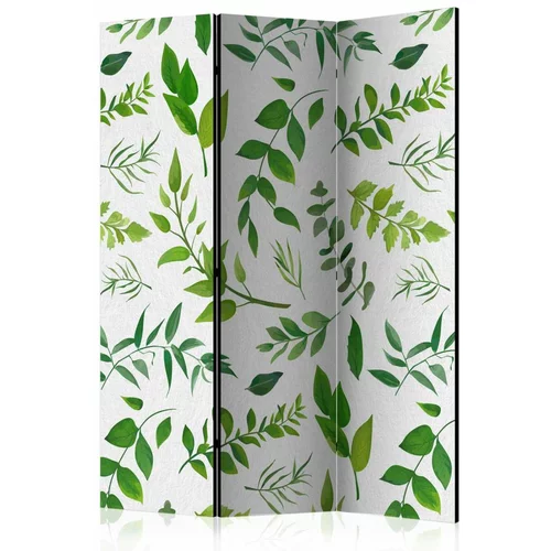 Paravan u 3 dijela - Green Twigs [Room Dividers] 135x172