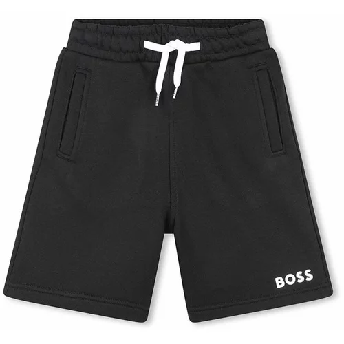 Boss Otroške kratke hlače črna barva
