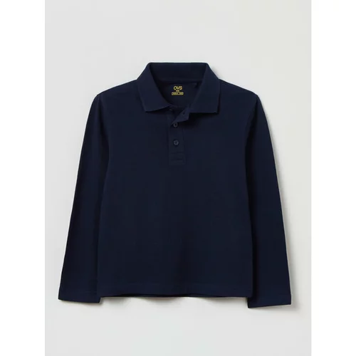 OVS Polo majica 1820995 Mornarsko modra Regular Fit