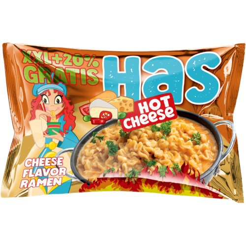 HAS NOODLE Nudle sa ukusom sira Hot cheese, 120 g Cene