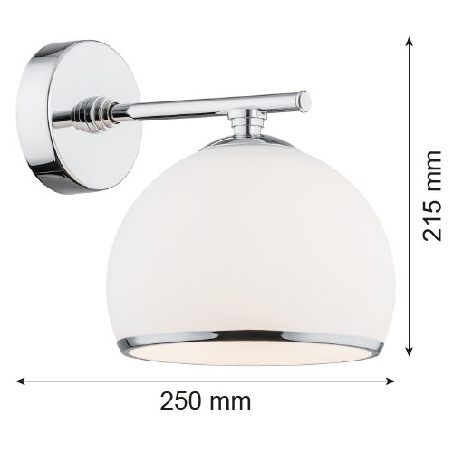  Argon 4254 - Zidno svetlo MARBELLA 1xE27/15W/230V hrom Slike