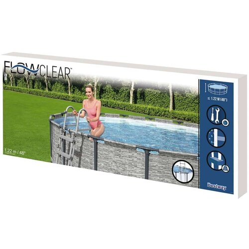 Bestway merdevine za bazen flowclear 122cm 58331 Slike