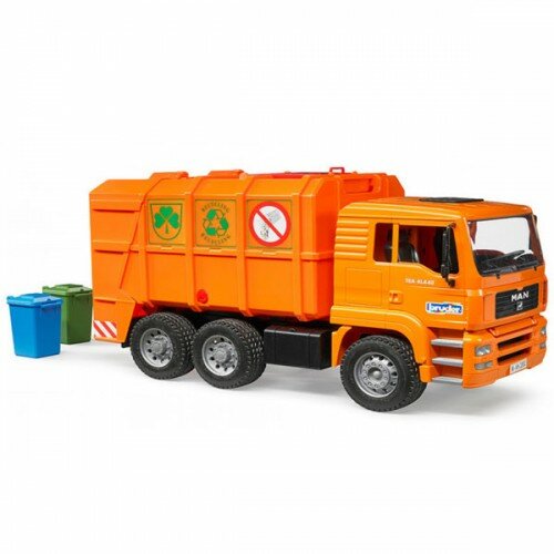 Bruder kamion đubretarac man narandžasti 027605 Slike